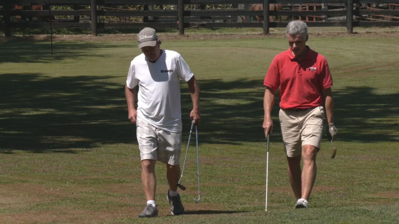 Prospect man making the most of his backyard golf course